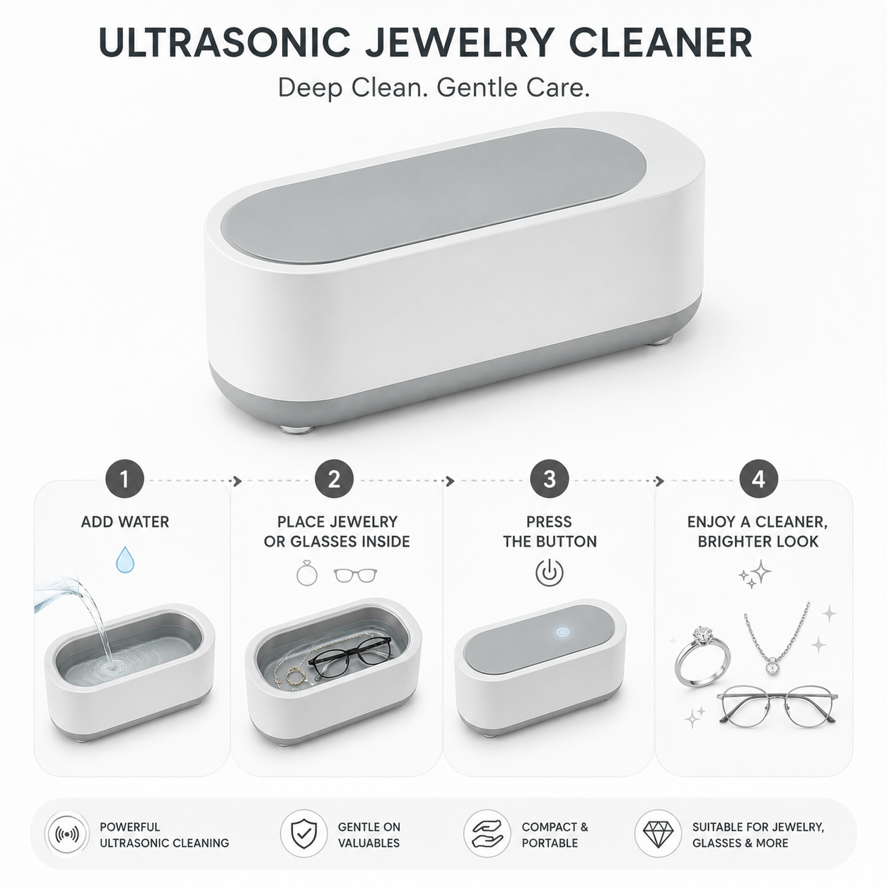 Lumielle Ultrasonic Jewelry Cleaner